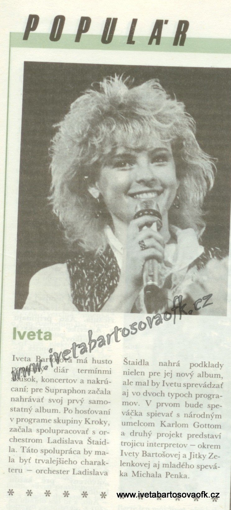 2-Ivetka   POPULÁR 1987
